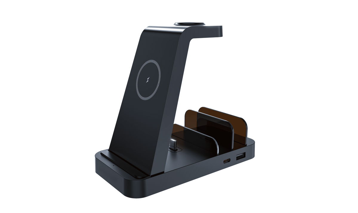 Wireless Charger for Samsung - 5 in 1Charging Station for Galaxy S26 Ultra/S25/S24 & Galaxy Watch, Charging Dock Stand for Android Multiple Devices