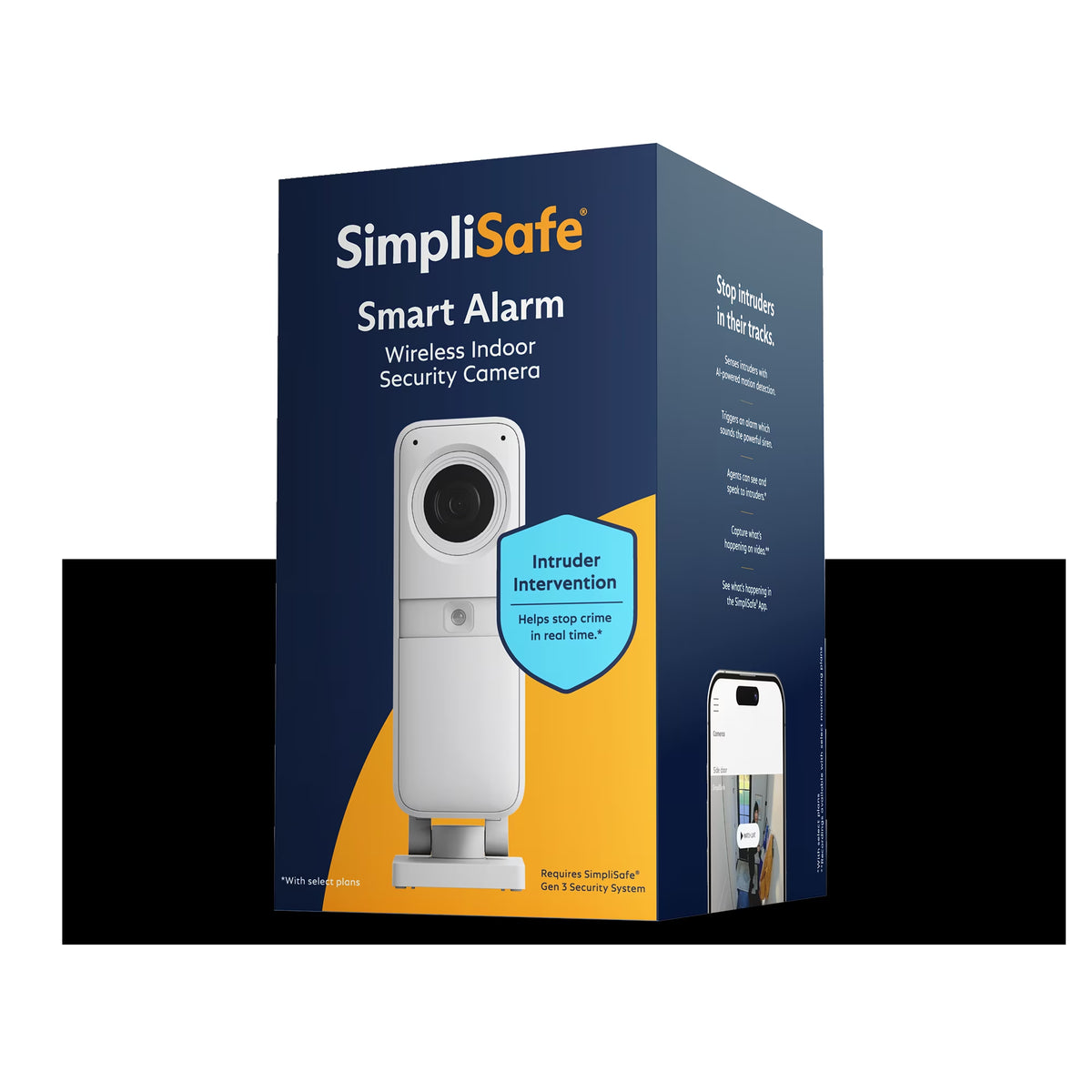 Smart Alarm Wireless Indoor Security Camera