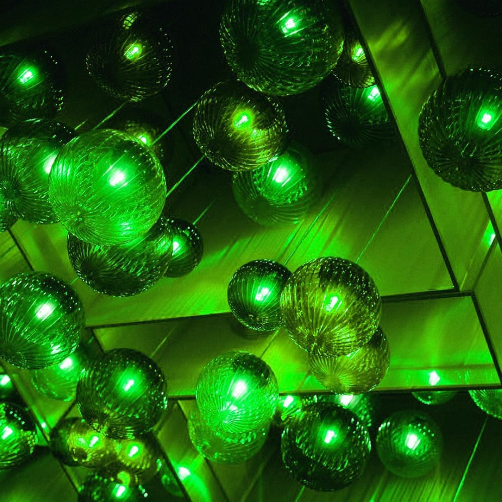 6 Pack 9W 120V E26 Base A19 LED Green Light Bulb for Party Christmas Decor