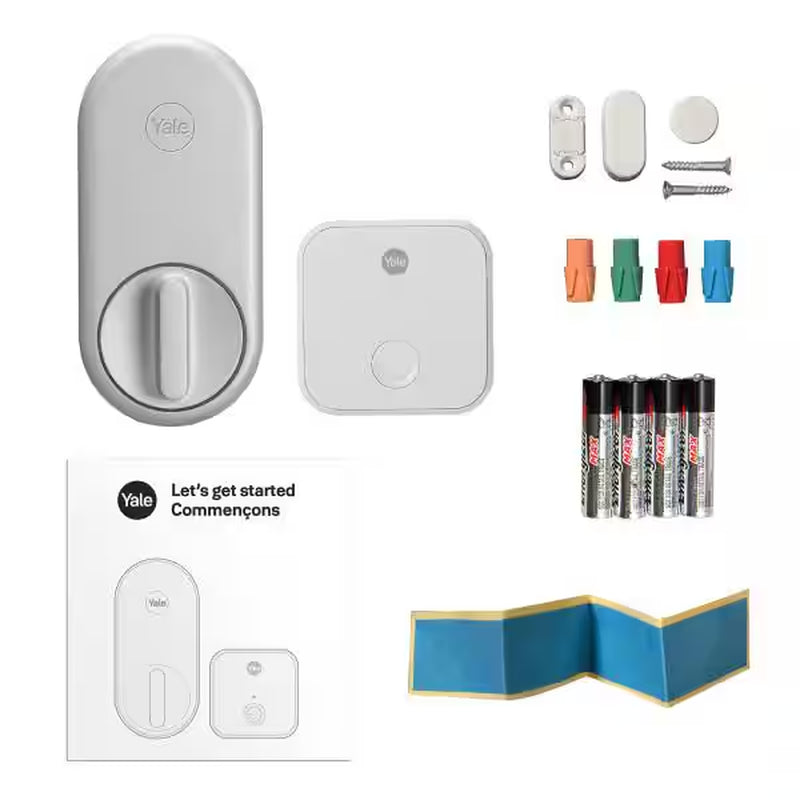 Apartment Smart Door Lock with Wi-Fi Access, Silver