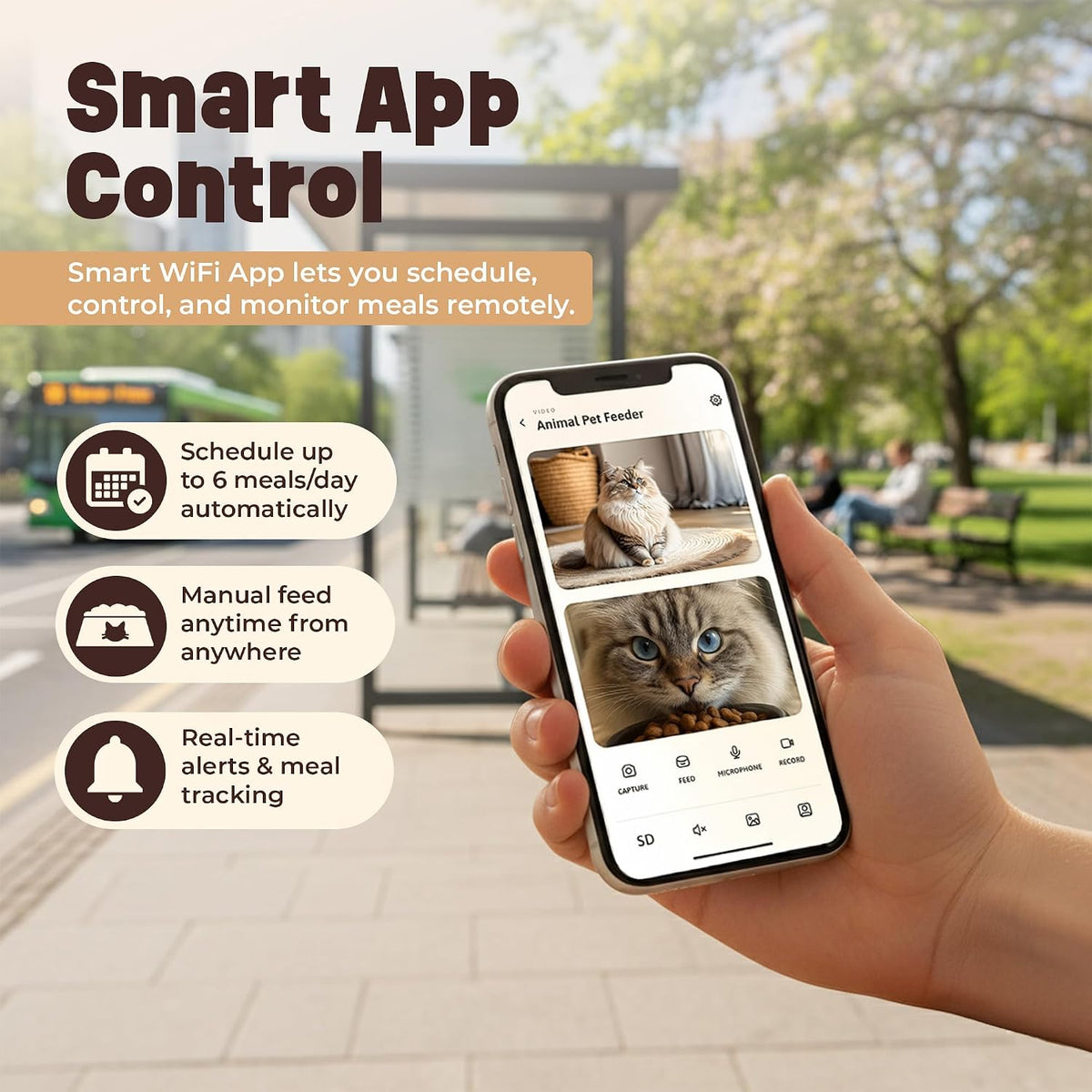 Revolutionize Your Pet Care with the Tailteddy Smart Automatic Cat Feeder – WiFi-Enabled, Dual Camera, and AI Detection for Hassle-Free Feeding!