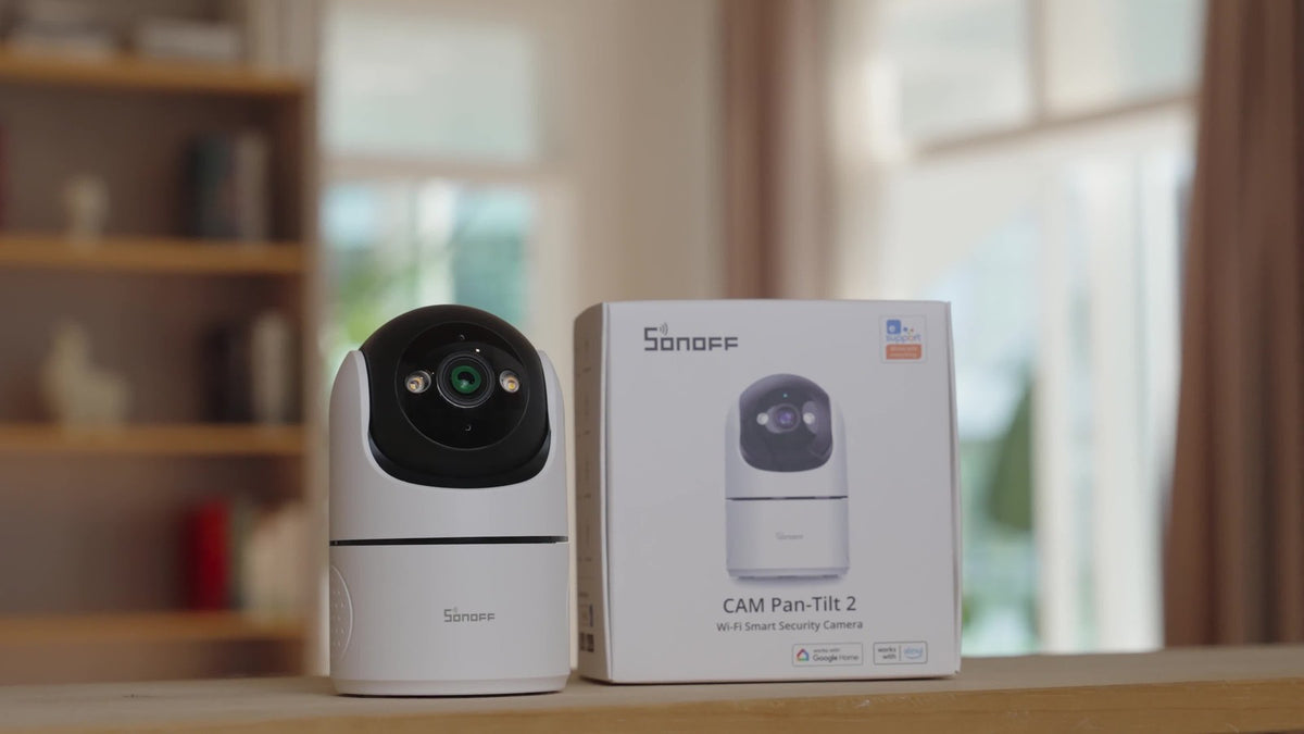 SONOFF Wi-Fi Smart Security Camera Night Vision 360° View Human Motion Detection