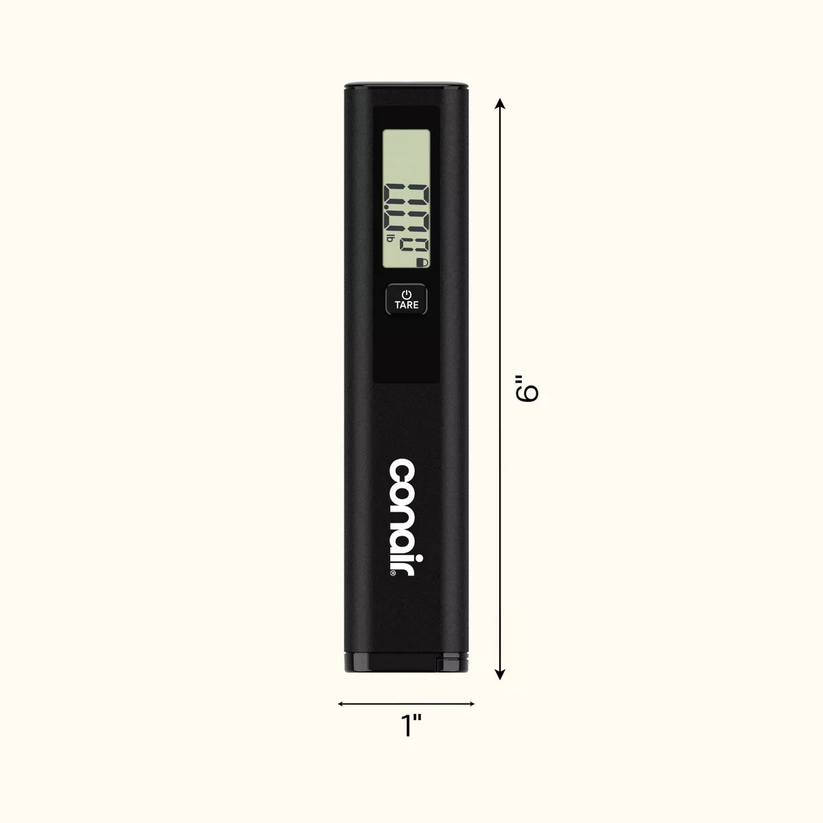 Travel Smart Digital  Scale - Black: Maximum Capacity 80 Lbs, Solid Pattern