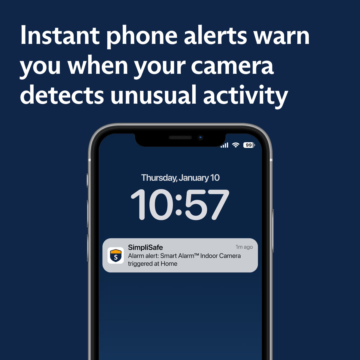 Smart Alarm Wireless Indoor Security Camera