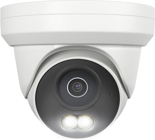 4K Poe Security Camera, 8MP Turret IP Camera Outdoor Indoor Wired