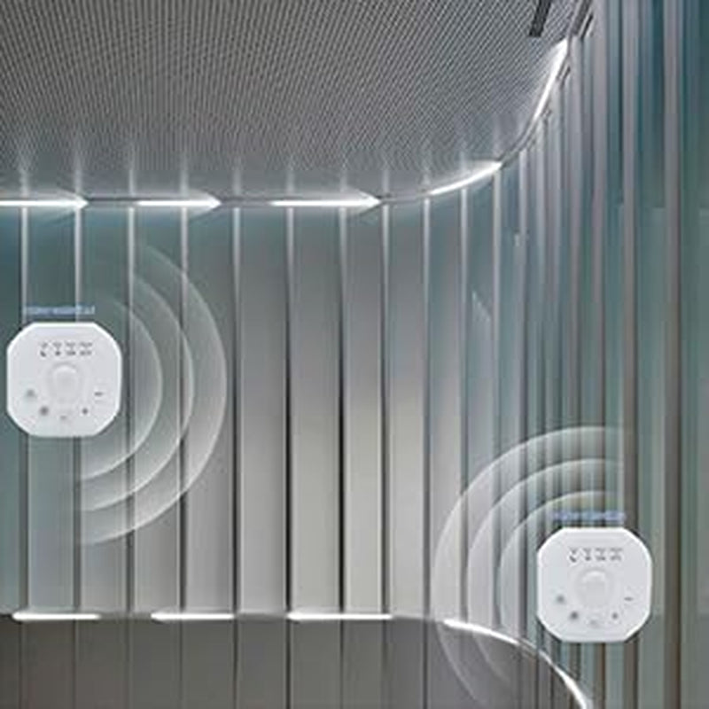 Motion Sensor LED Strip Lights - Chasing Effect Auto On/Off for Stairs, Bedroom, under Cabinet - 32.8Ft White, Intelligent Motion Sensor Stair Lights